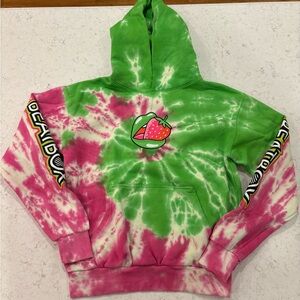 Beatbox Beverages Strawberry Kiwi Tie-Dye Hoodie